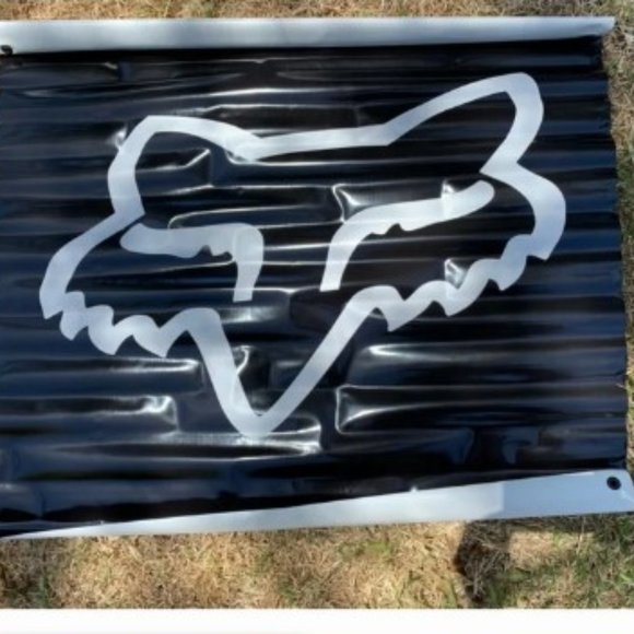 Fox Other - FOX Racing Fox head Vinyl Banner (x2) 36x36" New